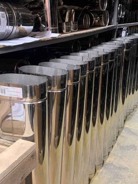 Труби для димоходу Versia-Lux — нержавіюча сталь, всі діаметри