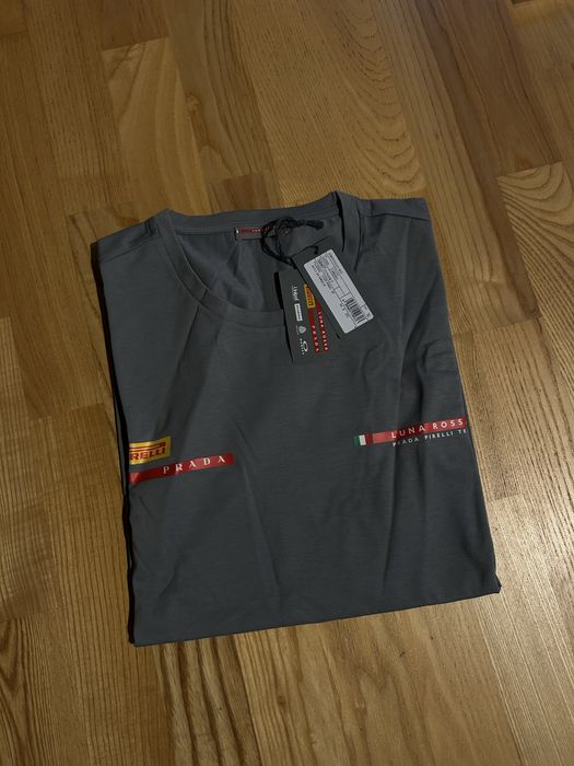 koszulka meska szara luna rossa XL prada nowa z metka