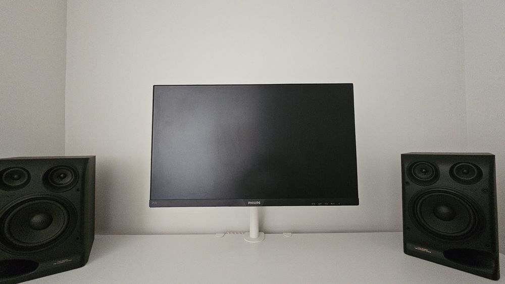Monitor Philips 24" Full HD (243V) — Como Novo + Cabos e Suporte Originais