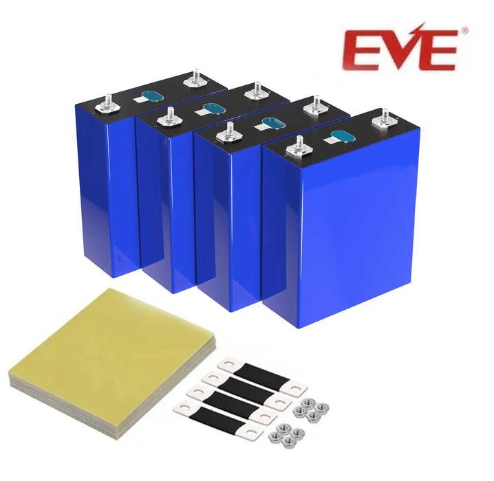 Комплект 4 шт АКБ LifePo4 EVE (280 Ah, 3.2V, grade A+) 2025
