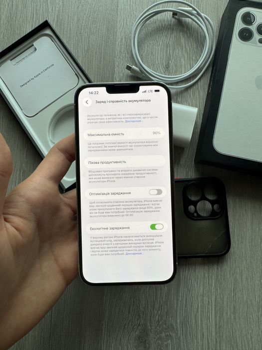 iPhone 13 Pro Max 128gb Neverlock, ідеал, повний комплект