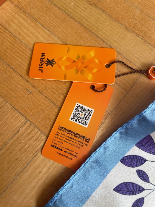 Wensli Apaszka, chusta jedwabna,silk,