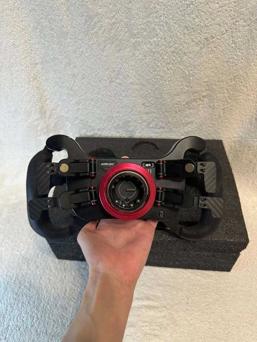 Топовый Игровой Штурвал Simagic GT4. Карбон лепестки+ргб+беспроводной