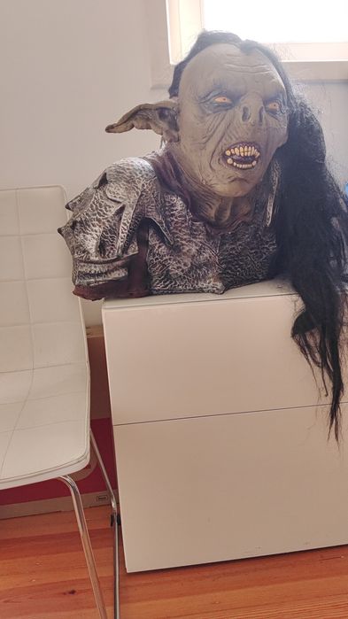Ogre Orc Senhor dos Anéis busto real