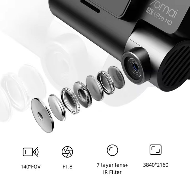 Відеореєстратор 70mai А510 / М500 / А800S / A810  авторегистратор