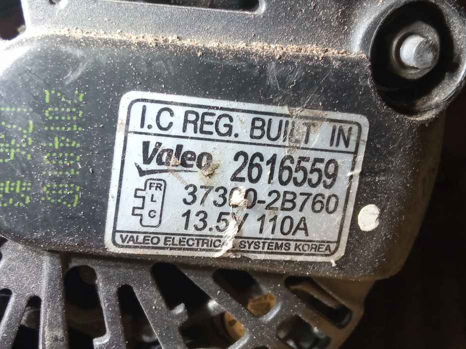 Alternator Kia Rio III 1.4 CVVT 37300-2B760 Siedlce