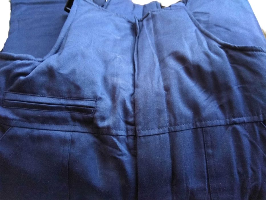 Комбінезон робочий чоловічий зимовий великий розмір 60-62 синій колір