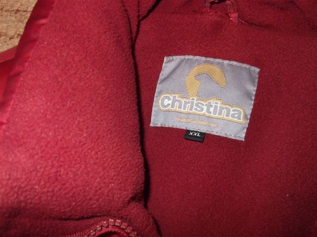 Kurtka puchowa damska bordo L/XL - obniżka ceny