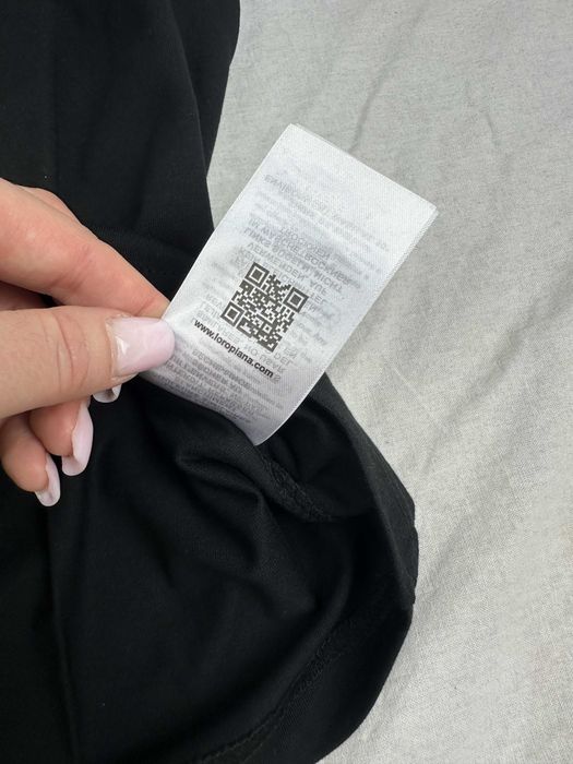 Koszulki Shirt meski Ultra Premium Loro Piana OUTLET czarna