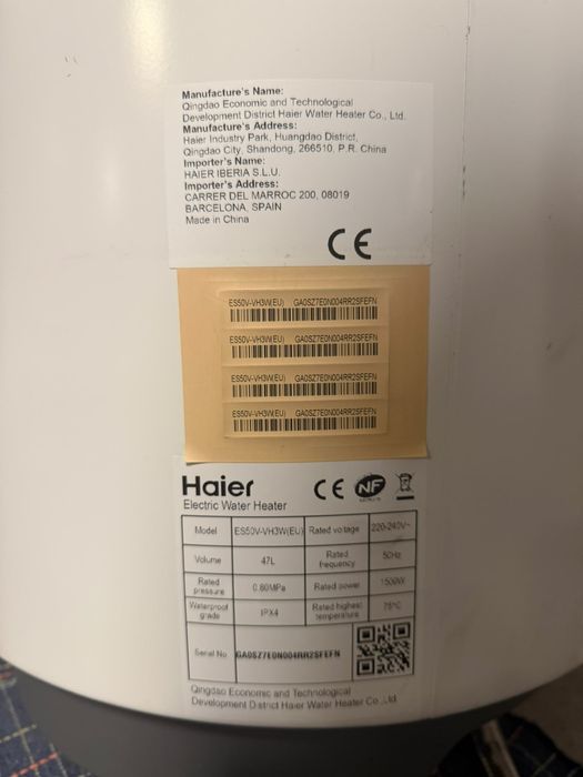 termoacumulador 50L