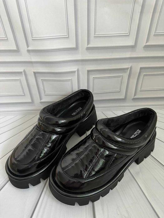 Чорні жіночі лофери мюлі Michael Kors натуральна шкіра