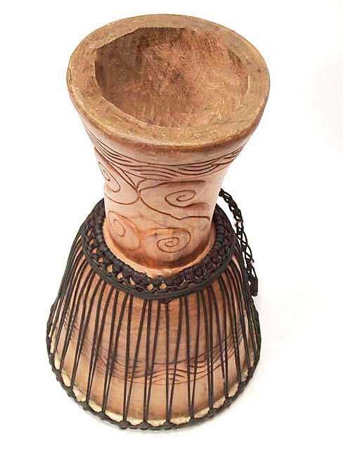 Djembe Ghana 11" Afro Drum - bęben afrykański Made in Ghana unique