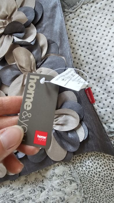 Home&You kwiaty bieżnik i poduszki piękny komplet