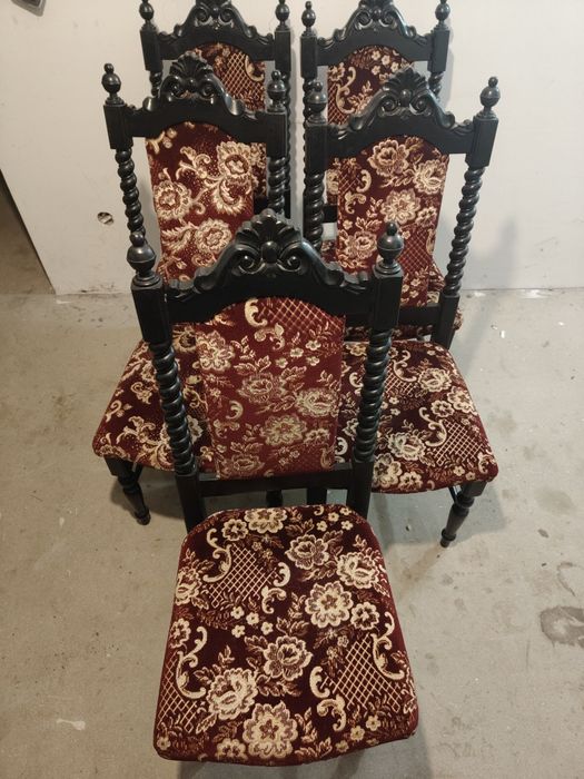 Krzesła czarny kolor