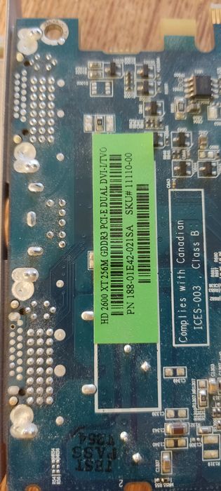 Відеокарта Sapphire HD 2600 XT