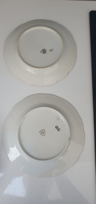 Porcelana Ćmielów talerze PRL