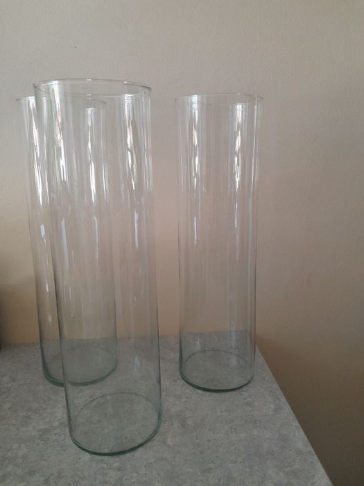 Wazon 38 cm  przezroczysty