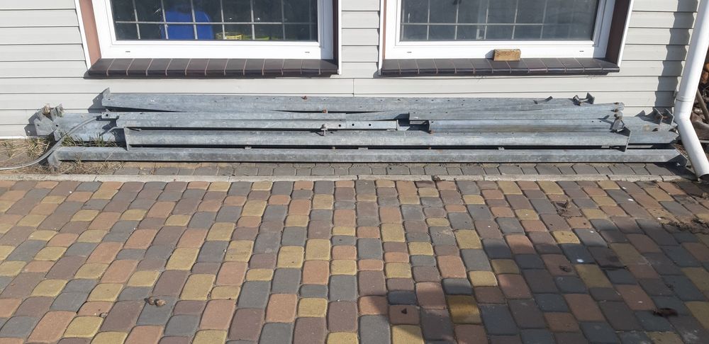 Łoże, podpora, stojak jachtu, solidny, składany, ocynk.