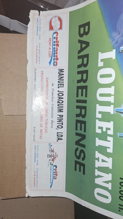 Cartaz poster futebol Louletano Barreirense 2 divisão