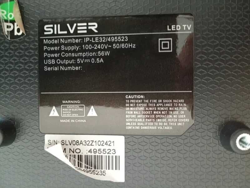 TV- Televisão LED Silver - 73x43	 32 polegadas