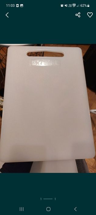 Biala deska do krojenia 34x24cm nowa IKEA