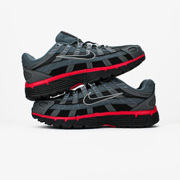 Кросівки Nike P-6000 Grey/Red premium