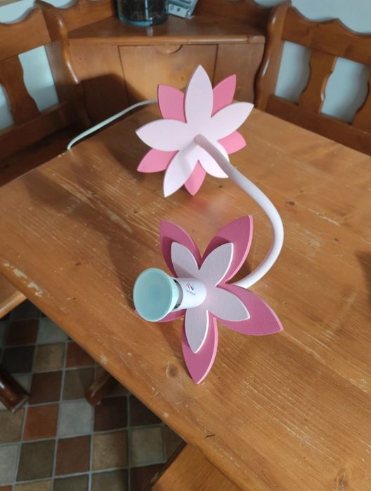 Lampka kinkiet różowe kwiaty Novodworski