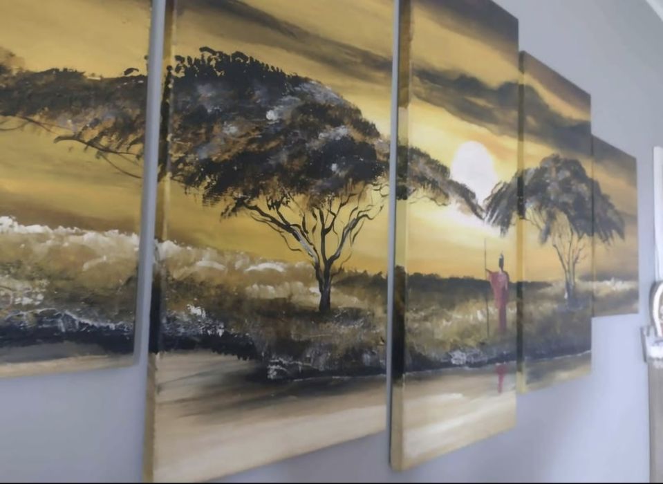 Obraz na płótnie farby olejne