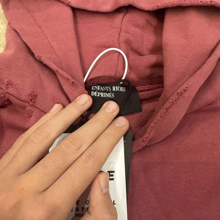 Худи erd washed red