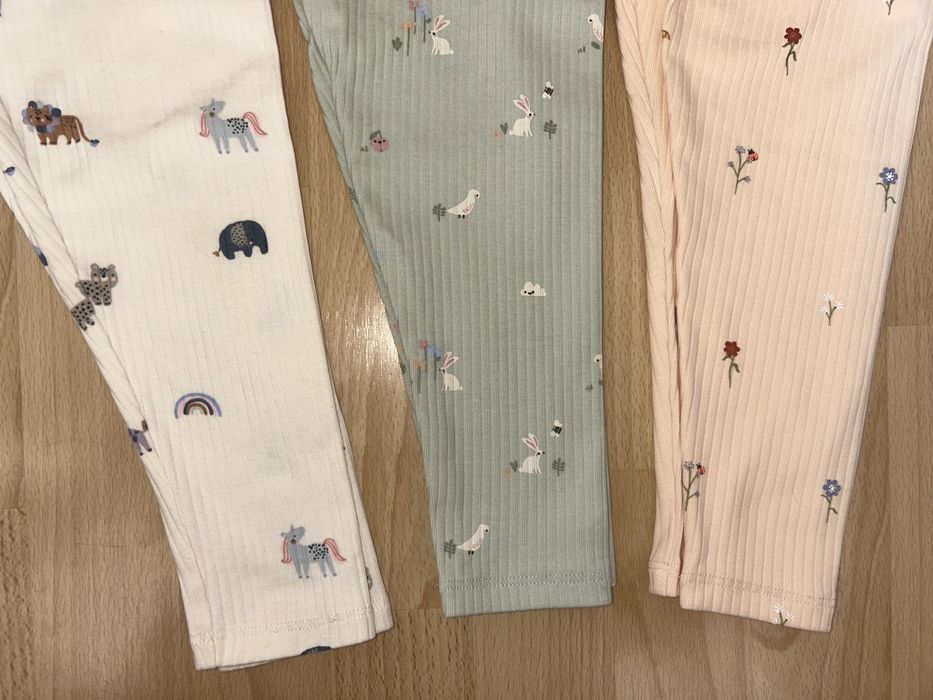 Prążkowane legginsy dziewczęce NEXT