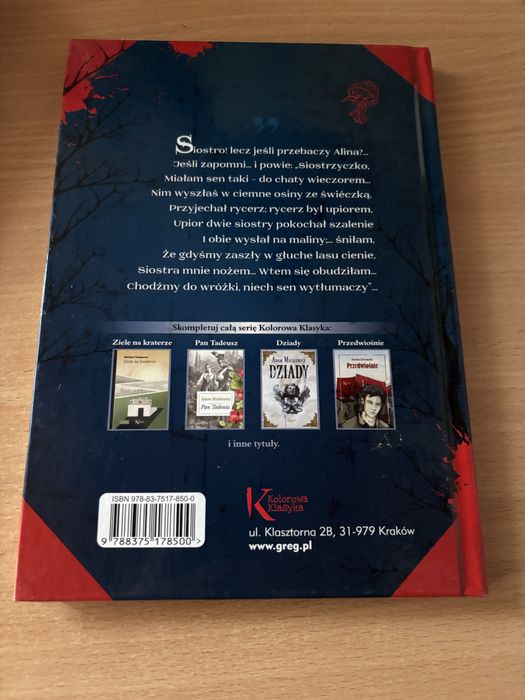 Książka „Balladyna”