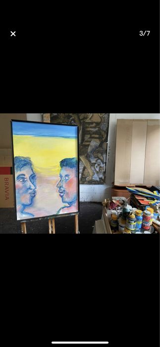 Pintura “My Beach is your beach” de Ruben Van Veen