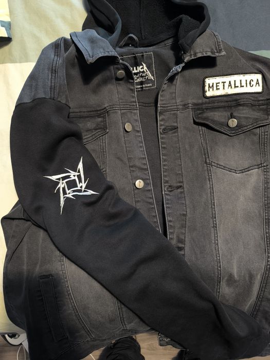 Casaco de ganga da banda Metallica