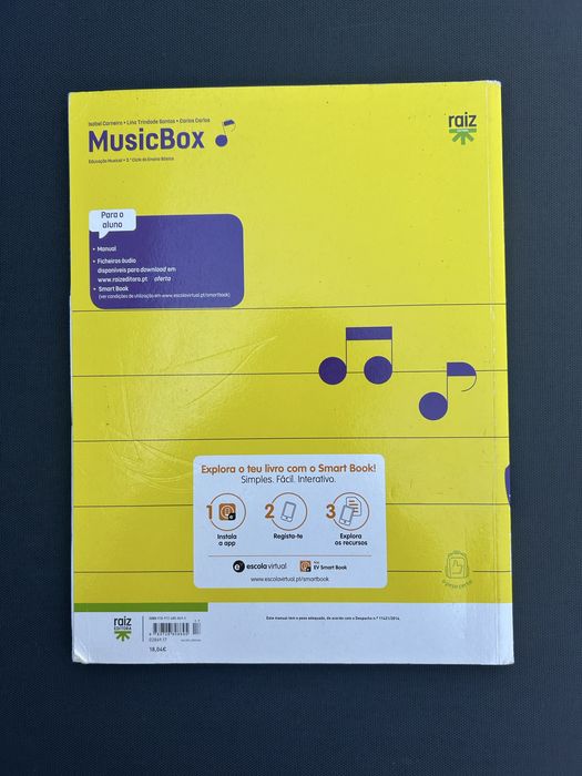 'MusicBox' manual educação musical 3.° ciclo