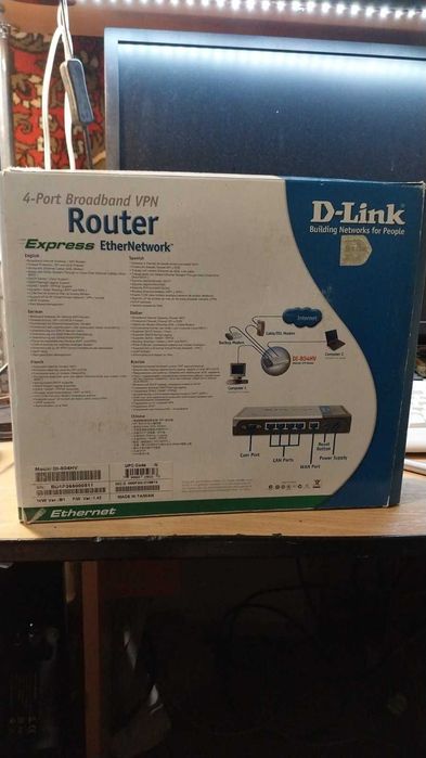 Роутер  D-Link  DI-804HV