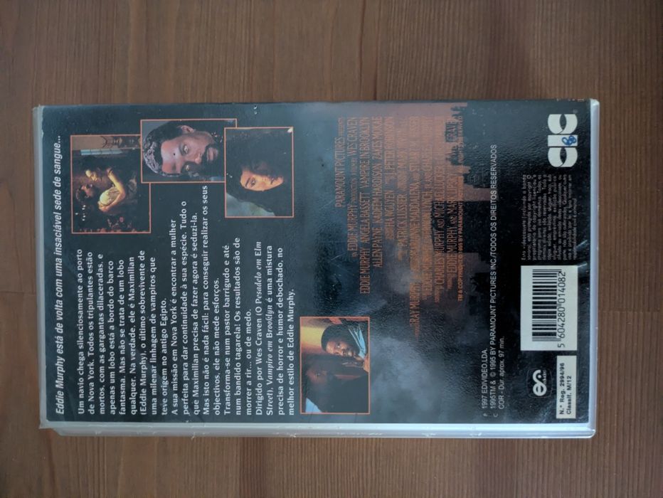VHS " Vampiro em Brooklyn " 1995 (Opt. Estado)