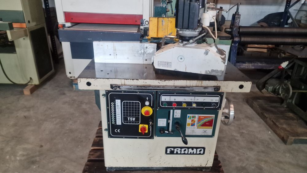 Tupia frama t5v com alimentador maquinas de carpintaria
