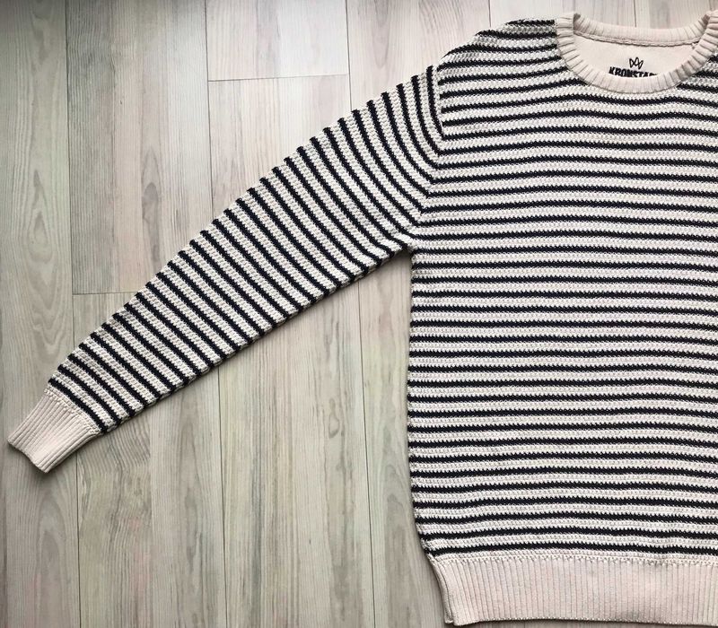 Kronstadt Sweter męski w paski Knitwear XXL Jak nowy