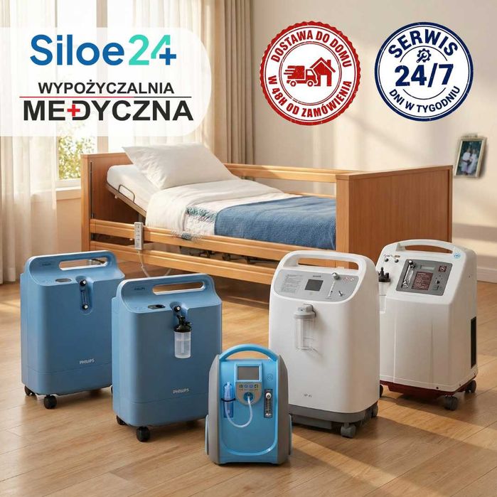 Koncentrator tlenu na wynajem 5L/10L | Wypożyczalnia medyczna Siloe