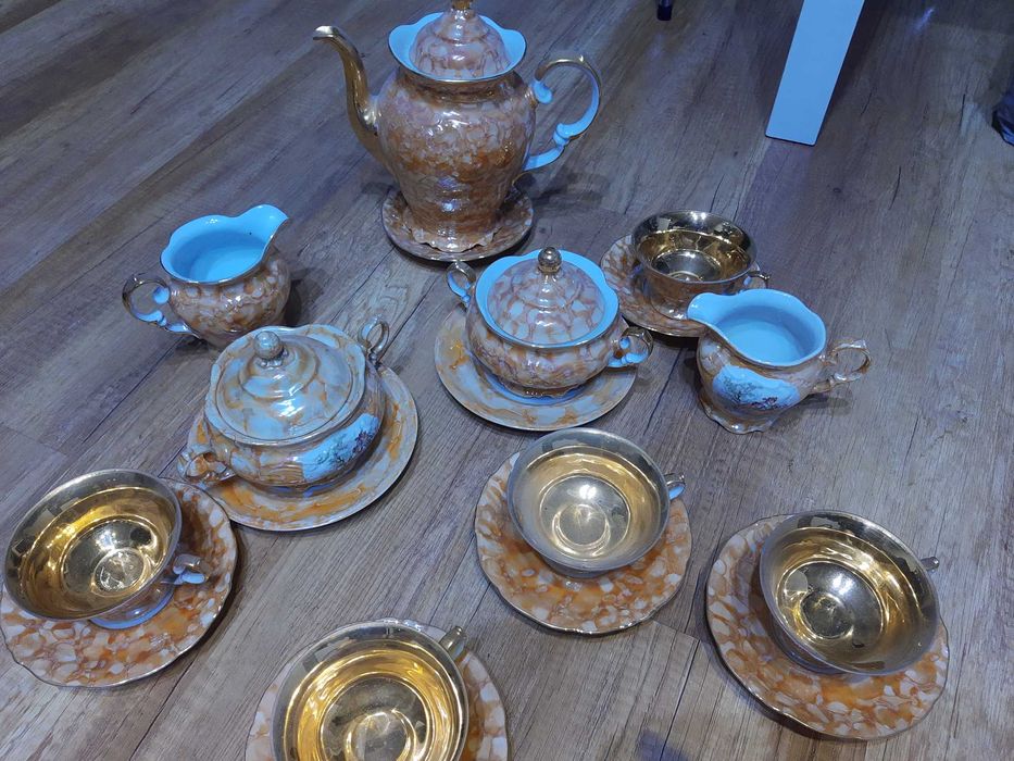 Serwis kawowy porcelana PRL