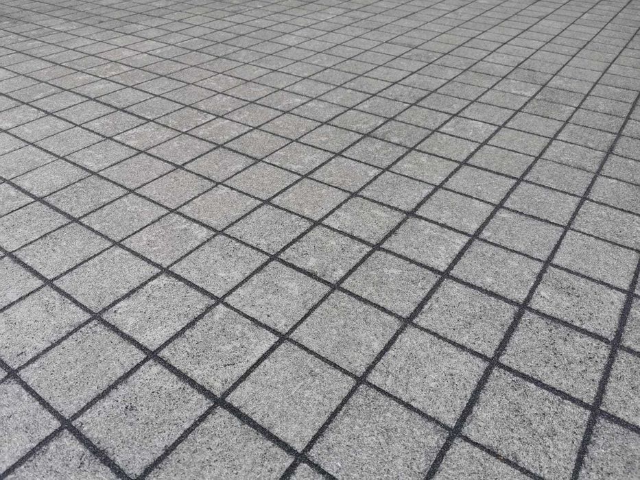 PROMOCJA ! Kostka brukowa Granitowa CZARNA cięta płomieniowana!!