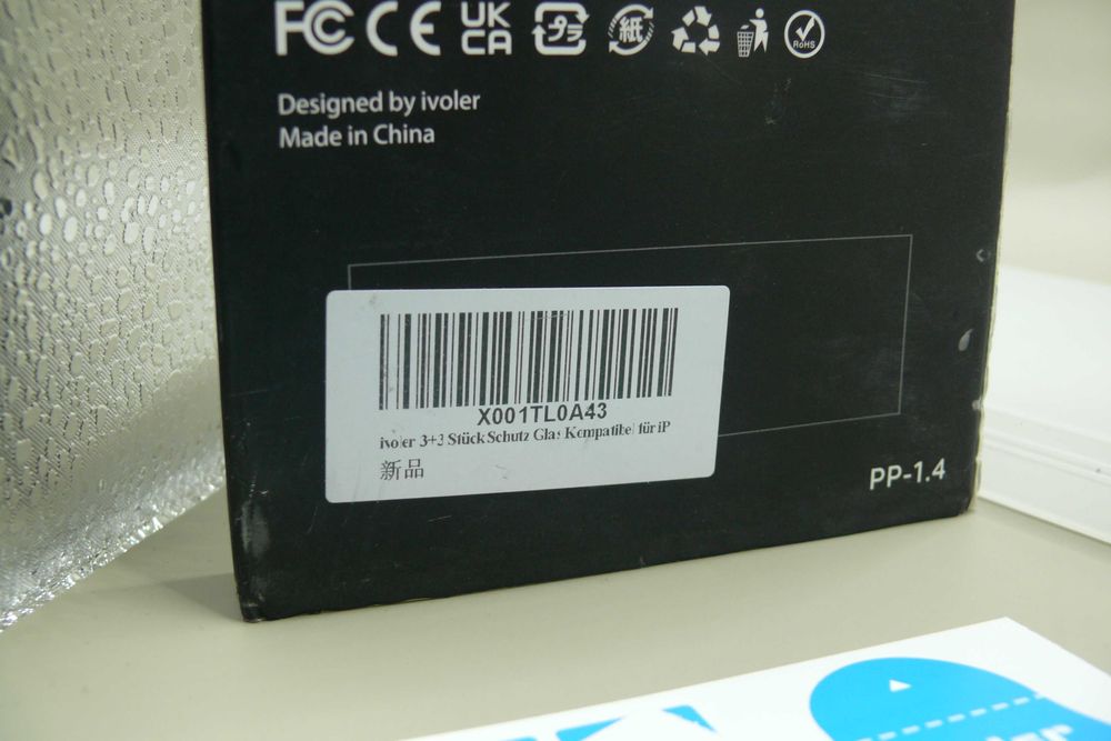 Pack de 3 + 3 Vidro Temperado para Protetor de Ecrã