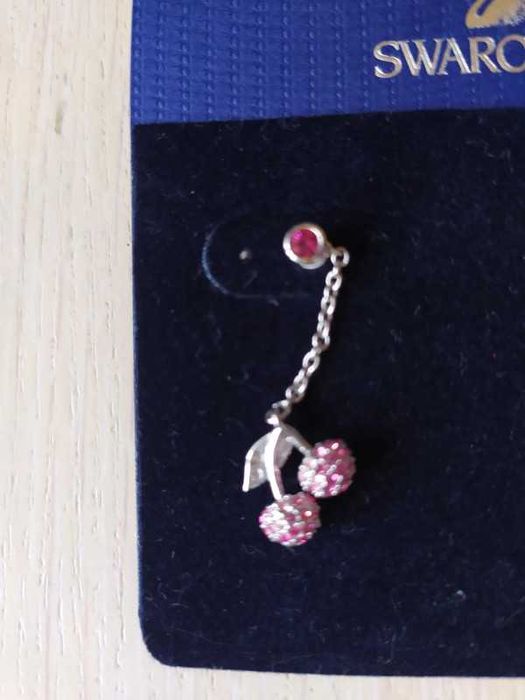 Kolczyki wisienki Swarovski