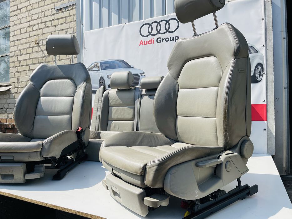 Салон Сидіння Шкіра Audi A6 C6 Розборка Шрот Ауді А6 С6