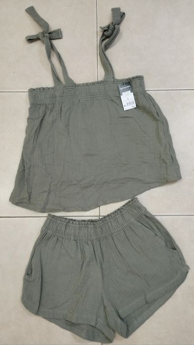 Conjunto de duas peças Caqui Novo da In Extenso
