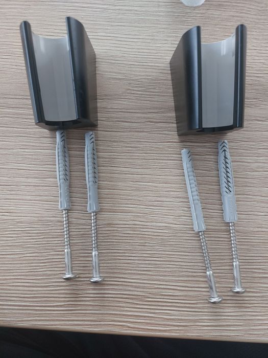 Nowy HANSGROHE Uchwyt prysznicowy Porter S Czarny Matowy