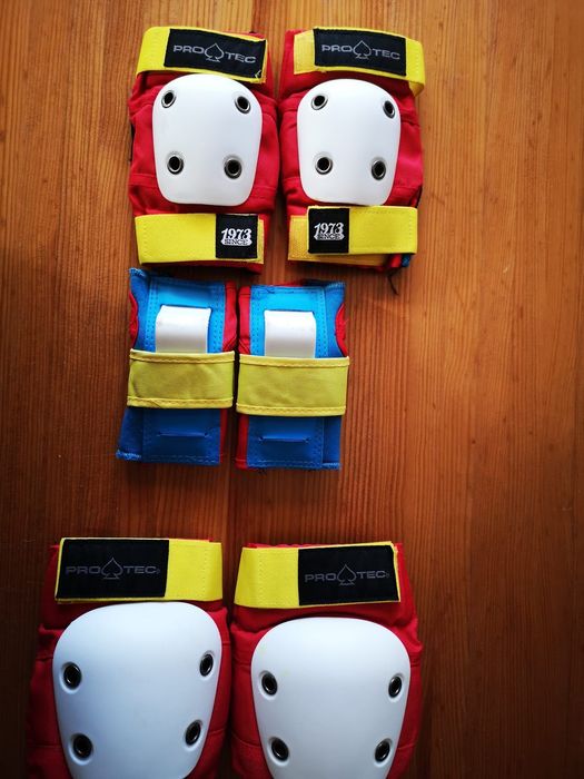 Conjunto de proteção | skate/scooter/patins | Protec | Tamanho Jovem S