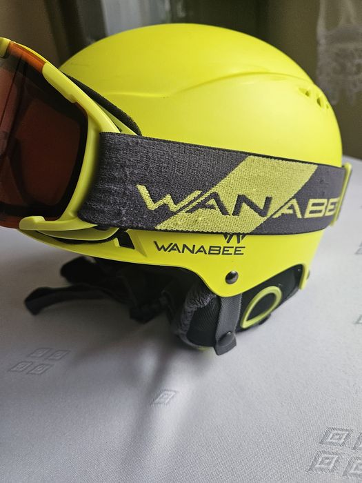 Kask narciarski i gogle