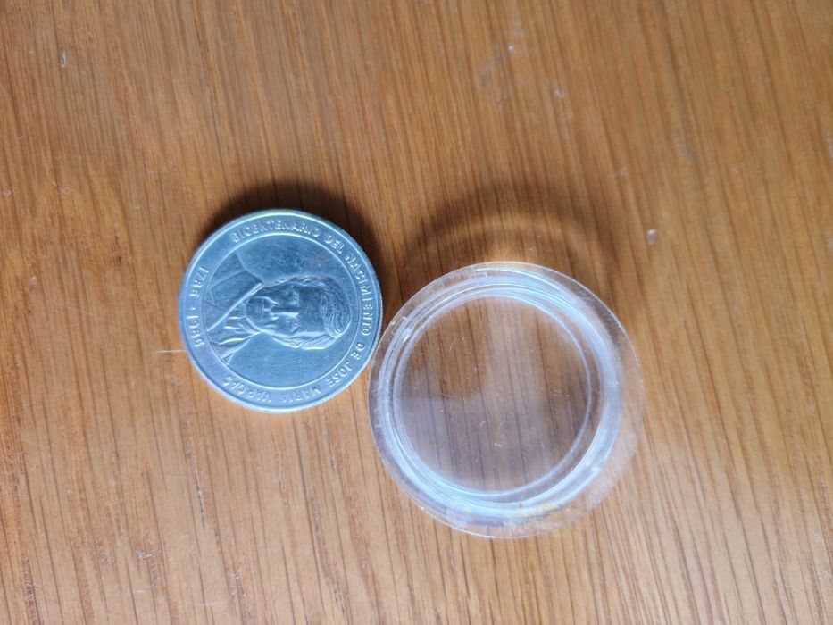 100 Bolívares Moeda Prata