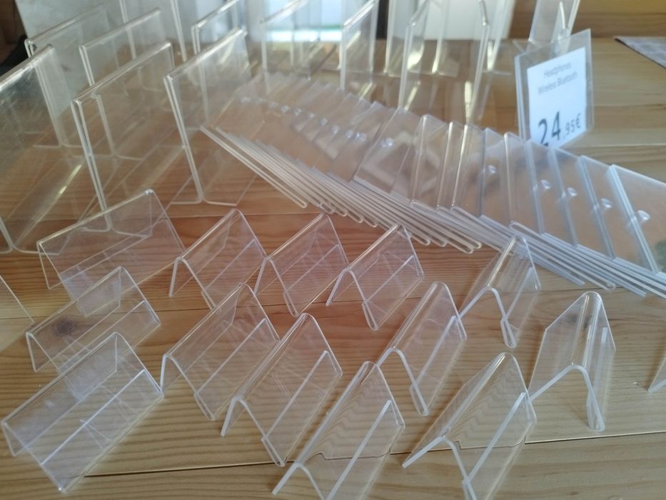 Expositor de preços para lojas multisistema